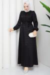 ŞULE TESETTÜR ELBİSE Siyah