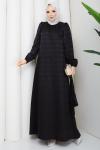 ŞULE TESETTÜR ELBİSE Siyah