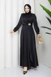 ALİYE TESETTÜR ELBİSE  Siyah