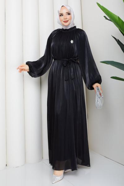 ŞAFAK TESETTÜR ELBİSE Siyah