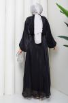 ŞAFAK TESETTÜR ELBİSE Siyah