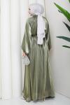 ŞAFAK TESETTÜR ELBİSE Yeşil