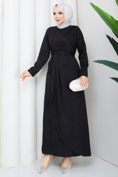 ESİN TESETTÜR ELBİSE Siyah