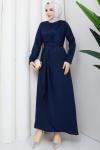 ESİN TESETTÜR ELBİSE Lacivert