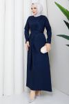 ESİN TESETTÜR ELBİSE Lacivert