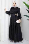 TOKALI TESETTÜR ELBİSE Siyah