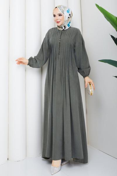 MODAL TESETTÜR ELBİSE  Yeşil