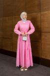 BRODE TESETTÜR ELBİSE  Pembe