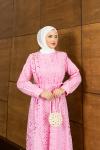 HATUN TESETTÜR ELBİSE Pembe