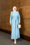HATUN TESETTÜR ELBİSE Mavi