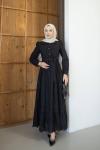 ESLEM TESETTÜR ELBİSE Siyah