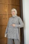 ÖZGE TESETTÜR İKİLİ TAKIM Gri