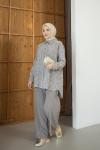 ÖZGE TESETTÜR İKİLİ TAKIM Gri
