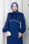 YENİ NEVİN TESETTÜR ABİYE ELBİSE Saks