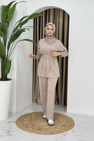 ÇAĞRI TESETTÜR TAKIM Bej