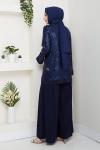 DİLARA PANTOLONLU TAKIM  Lacivert