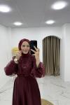 ESRA TESETTÜR ABİYE  Bordo