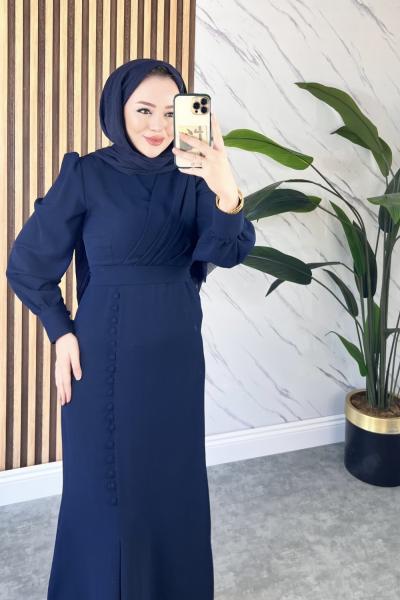 Gizem elbise  Lacivert