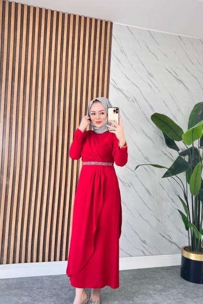 Gönül elbise  Kırmızı