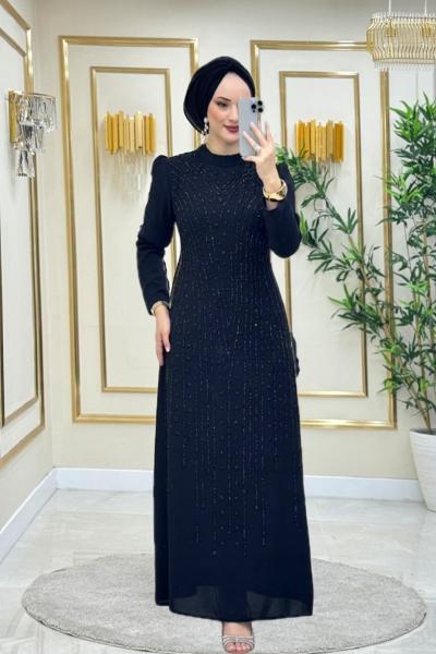 Hünkar elbise Siyah