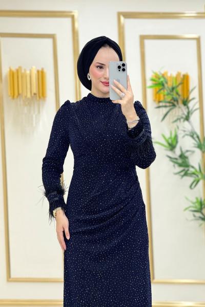 İlayda Abiye Lacivert