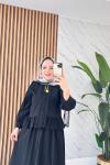 İLKİM YAZLIK TESETTÜR TAKIM  Siyah