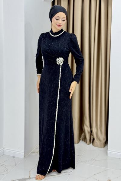 LAVİN ABİYE ELBİSE Siyah