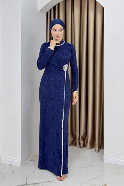 LAVİN ABİYE ELBİSE Lacivert