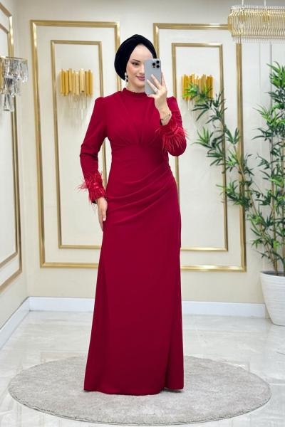 Lina abiye Kırmızı