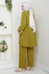 MELTEM TESETTÜR PANTOLONLU TAKIM  YağYeşili