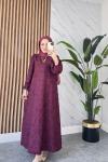 Özlem elbise  Bordo