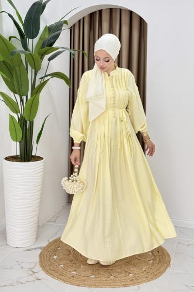 Seçil elbise  SarıDetay