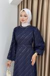 TALYA TESETTÜR ELBİSE  Lacivert