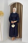 TALYA TESETTÜR ELBİSE  Lacivert