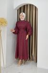 TALYA TESETTÜR ELBİSE  Bordo