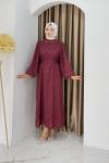 TALYA TESETTÜR ELBİSE  Bordo
