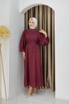 TALYA TESETTÜR ELBİSE  Bordo