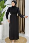 TALYA TESETTÜR ELBİSE Siyah