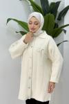 TANSU TRİKO HIRKA Ekru