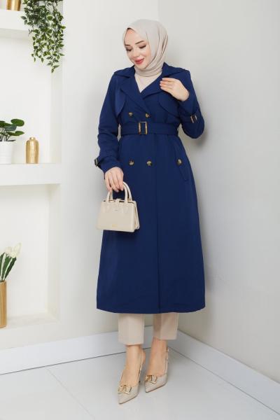 Trençkot  Lacivert