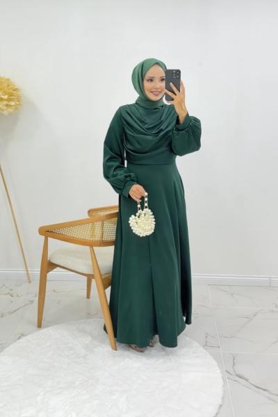 Umay elbise Zümrüt