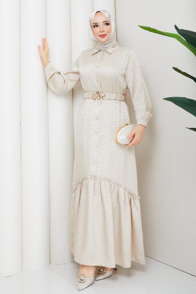 ÜMRAN TESETTÜR ELBİSE Taş