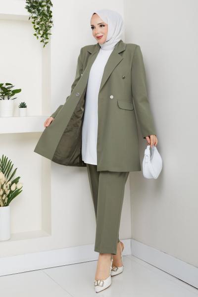 YENİ BESTE PANTOLONLU TAKIM  Yeşil