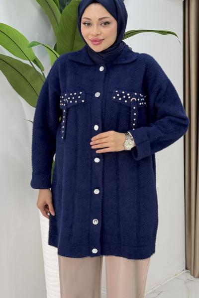 TANSU TRİKO HIRKA Lacivert
