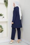 YENİ BESTE PANTOLONLU TAKIM  Lacivert