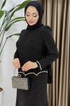 DERYA ABİYE ELBİSE  Siyah