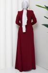 REZZAN ABİYE ELBİSE Bordo