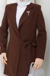 MELODİ CEKET PANTOLON TAKIM Kahve