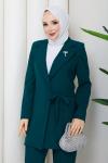 MELODİ CEKET PANTOLON TAKIM Zümrüt