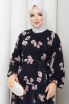 SANEM TESETTÜR ELBİSE Siyah